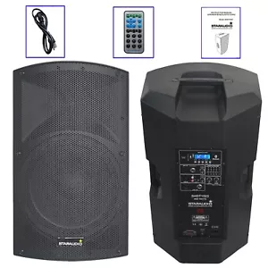2-Way 15" PA Active KTV Speaker System 4000W Powered Karaoke Bluetooth Speaker - Picture 1 of 21