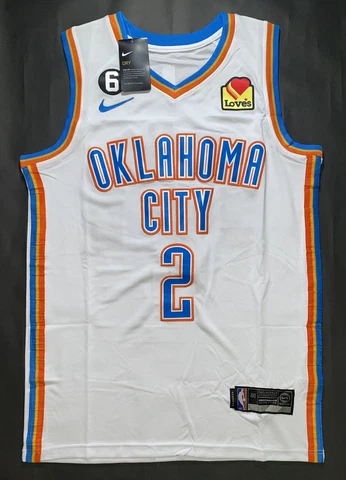 Shai Gilgeous-Alexander Oklahoma City Thunder Jersey Cover