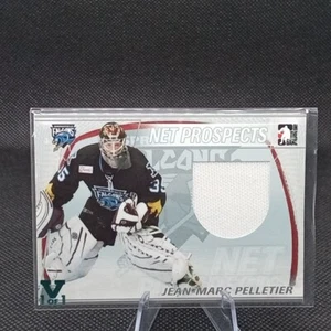 2004 ITG Heroes and Prospects Net Silver Vault teal 1/1 Jean-Marc Pelletier - Bild 1 von 2