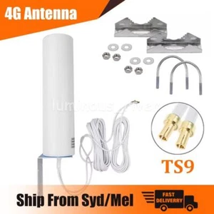 Dual TS9 Outdoor LTE 4G Antenna Signal Booster For Netgear Nighthawk M1 MR1100 - Picture 1 of 11