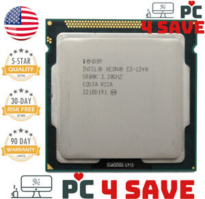 Intel Xeon E3-1240 SR00K 3.30GHz 8MB 4-Core LGA 1155 Workstation Processor 80W