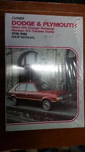 CLYMER Shop Manual A155S DODGE & PLYMOUTH OMNI CHARGER RAMPAGE TURISMO  - Picture 1 of 1