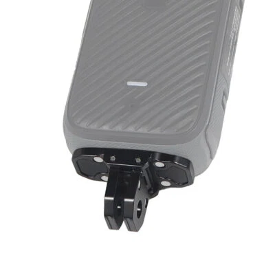 Aluminum 1/4 to 2-Card Adapter Magnetic Folding Base For GOPRO/Insta360 X4 - Image 1 of 3