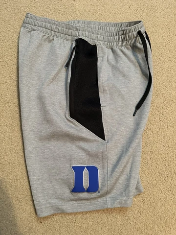 Men's Nike Air Max Jordan Tech Fleece Gray "Duke Blue Devils" Shorts Size XL Cover