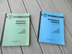 Schaum's Outline Series Electronic 1967 Ed Lowenberg 1965 Joseph A. Edminister - Picture 1 of 13