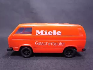 DE COLECCIÓN ALEMANIA 1/43 PLÁSTICO JUGUETE MODELO VW VOLKSWAGEN T3 VAN PUBLI... - Imagen 1 de 11