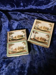 Compañía de Tarjetas de Juego Occidental Vintage ~ Tarjeta de Gremio ~ Escena de País - Imagen 1 de 3
