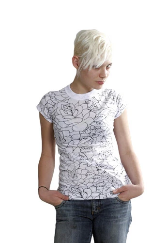 Famous Stars & Straps Mujer Blanco o Negro Delirious Camisetas Junior 101672 Nwt - Imagen 1 de 1