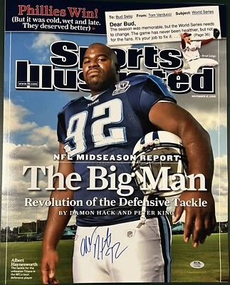ALBERT HAYNESWORTH Signed Autographed 16x20 Sports Illustrated Cover Photo PSA - Image 1 of 3