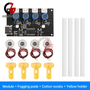 Type-C Humidifier DIY Kits Ultrasonic Mist Maker Atomizing Module 4 Way Atomizer - Picture 1 of 20