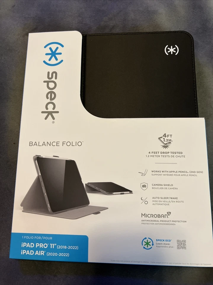 New, Black speck balance folio ipad pro 11”(2018-2022) iPad Air (2020-2022) - Image 1 of 4