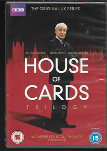 HOUSE OF CARDS TRILOGY BBC TV SERIES GENUINE R2 DVD IAN RICHARDSON 6-DISC SET