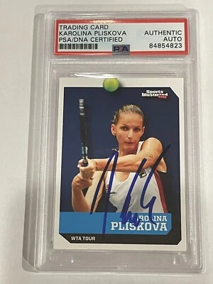 Karolina Pliskova Signed SI For Kids Card IP Slabbed PSA DNA PSA/DNA a - Image 1 of 2