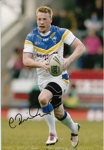 Warrington Wolves Hand Signed Chris Riley 12x8 Photo 1. - Picture 1 of 1