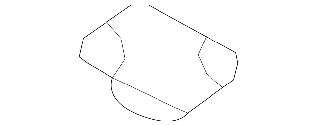 Genuine Nissan Front Pipe Mount Cushion 20611-1AA2A - Image 1 of 2