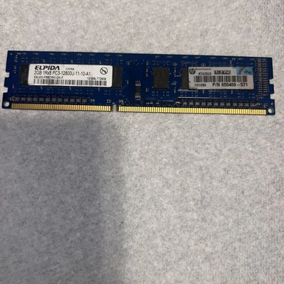 ELPIDA 8GB (4X 2GB) 1Rx8 PC3-12800U  LAPTOP RAM MEMORY EBJ20UF8BDW0-GN-F - Image 1 of 2