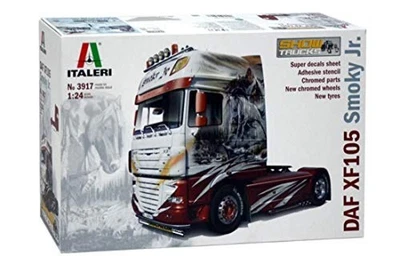 Italeri 3917 - Daf Xf105 "Smoky Jr"  Showtrucks Model Kit  Scala 1:24 - NUOVO  - Immagine 1 di 4