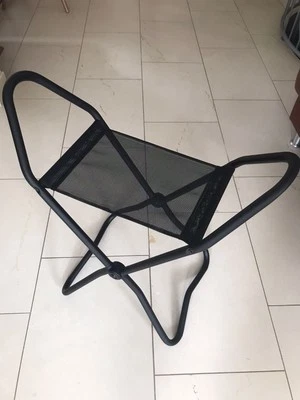 1 Lectus Stockholm II Hocker, Klapphocker / Museumshocker schwarz, guter Zustand - Bild 1 von 3