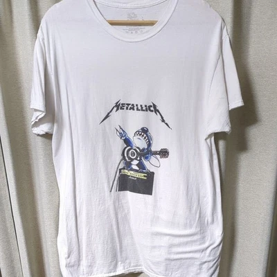 Camiseta Rara Metallica × Stitch Collaboration Talla L 100% Algodón Foto 1 de 4