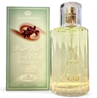 NEU AL REHAB Choco Musk Pistachio – 50 ml EDP süß, Vanille Eau de Parfum Spray