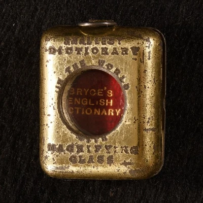 1893 The Smallest English Dictionary in the World David Bryce and Son Miniature Foto 1 de 4