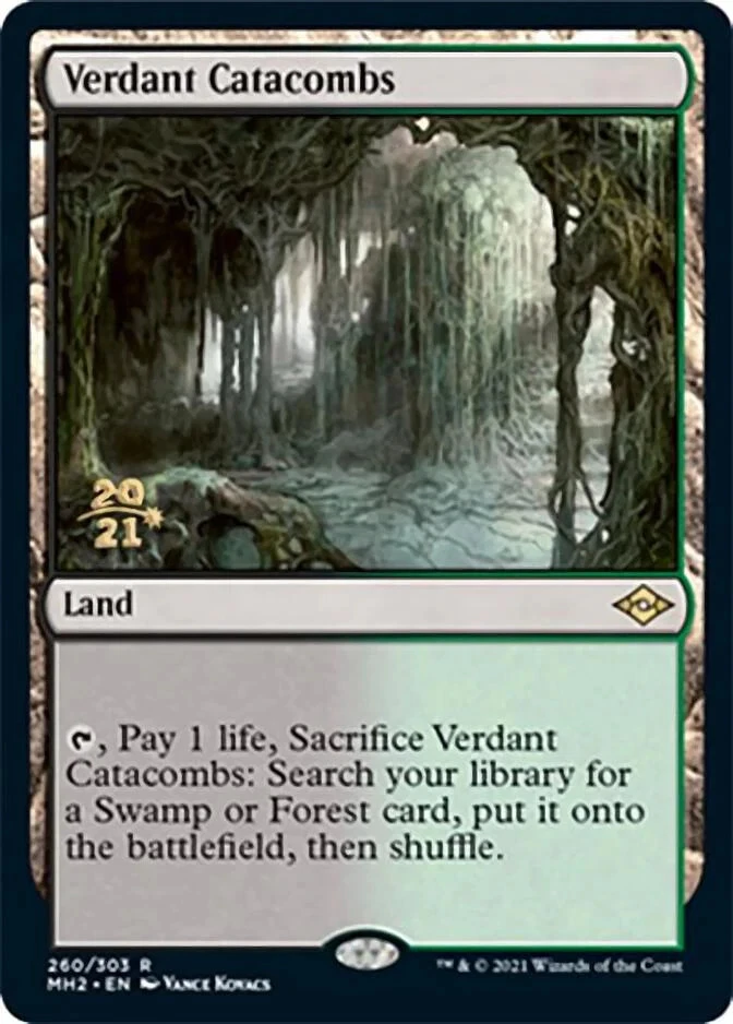 Verdant Catacombs [Modern Horizons 2 Prerelease Promos] Magic MTG - Image 1 of 1