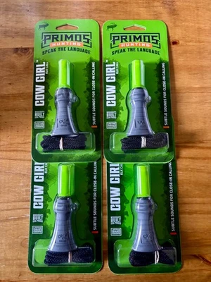 4 PACK Elk Call Primos "Cow Girl"  #937 Bite& Blow Cow Calf New Sealed Package! - Image 1 of 3