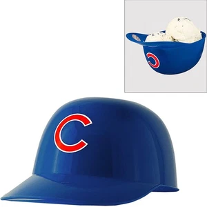 Chicago Cubs MLB Baseball 8 oz Ice Cream Sundae casco snack ciotola tazza NUOVO - Foto 1 di 1