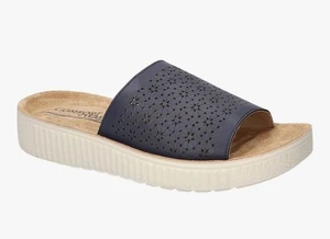 Easy Street Women's Ivey Slide Sandal Navy Size 7 31-4850 - Picture 1 of 8