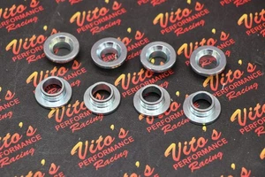 8 x FRONT wheel stud lugnut inserts HONDA 4x144 Vito's Performance wheels rims - Picture 1 of 4