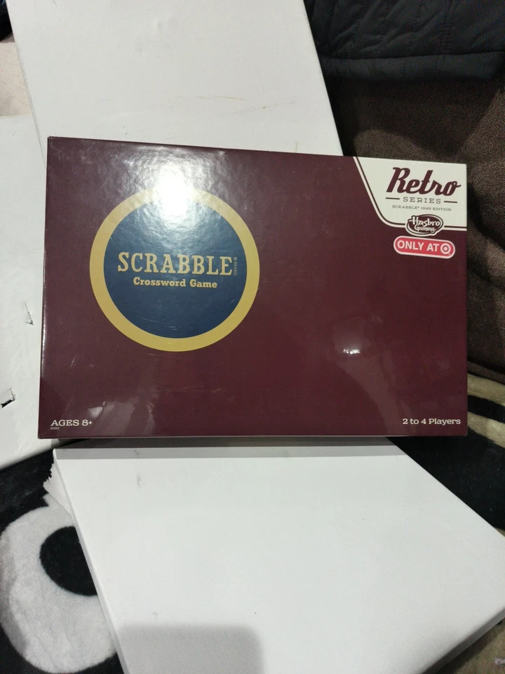 Scrabble Crossword Game Retro Series 1949 Edition Hasbro B2850