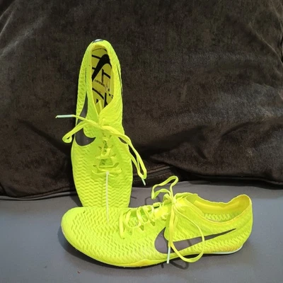Nike Racing Mamba V Spikes Mens Size 9.5 Lime Green Track Spikes - Image 1 of 4