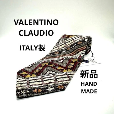 Corbata de Seda Valentino Claudio Hecha en Italia Estilo Cinta Clásica Usada Foto 1 de 4