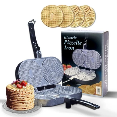 C. Palmer Pizzelle Hierro Modelo 1000, 800 Vatios Pizelle Fabricante Eléctrico... Envío Rápido Foto 1 de 4