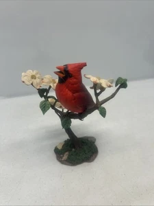 Escultura de pájaro cardinal Danbury Mint otoño golosina - Imagen 1 de 6