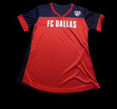 Camiseta deportiva roja de fútbol americano FC Dallas MLS sin marca talla M Foto 1 de 4