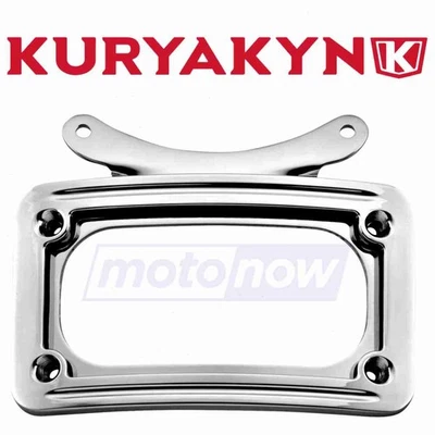 Kuryakyn Curved License Plate Frame for 1995-2006 Harley Davidson FLHTCUI st Foto 1 de 4