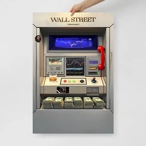 Wall Street Unlimited ATM  Poster ART PRINT  24 inch x 36 inch New Sealed - Picture 1 of 4