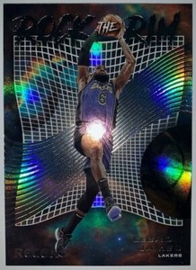 LEBRON JAMES 2022/23 PANINI RECON ROCK THE RIM HOLO INSERT CARD #1 VERY RARE WOW