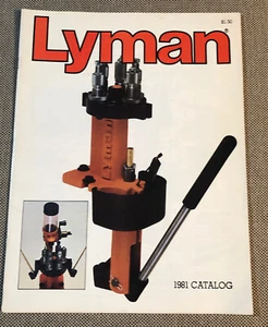 1981 Lyman Products Corporation Catalog 39 Pages Vintage - Picture 1 of 10