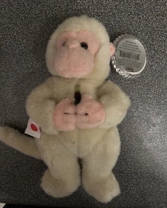 Vintage Coca-Cola 1999 Beanie "Key Key The Snow Monkey, New With Tags - Picture 1 of 3