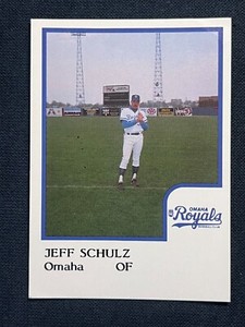 1986 Procards Baseball Jeff schulz, Omaha royals,Near mint