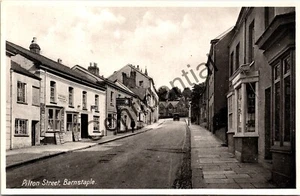 BARNSTAPLE DEVON PILTON STREET REAL PHOTO VINTAGE POSTCARD - Picture 1 of 2