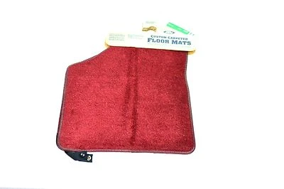 NEW Genuine OEM Ford Mercury Tempo Topaz Floor Mats Floor Mat Ruby Red Carpet - Image 1 of 4