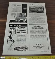 1947 ACF-Brill Trolley Coaches Bus Article North Coast Lines Pacific Northwest