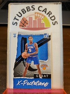 Immanuel Quickley 2020-21 Panini Donruss Great X-Pectations RC Rookie #25