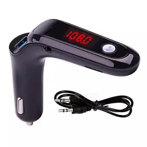 Portable Car Bluetooth FM Transmitter Radio Handsfree MP3 Player/USB Charger M - Picture 1 of 4