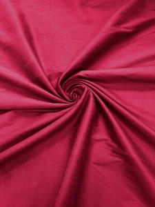 55" Polyester Silk Imitation Dupioni Fabric - Imitation Silk Fabric Sold By Yard - Picture 1 of 81