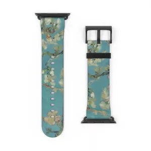 Watch Band, Van Gogh, Almond Blossom, Floral Apple Watch Series decor, gift - Picture 1 of 33