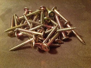 200 FURNITURE LAG SCREWS 6.5MM X 60MM, BRASS COLOR, GREAT DEAL!   - Picture 1 of 3